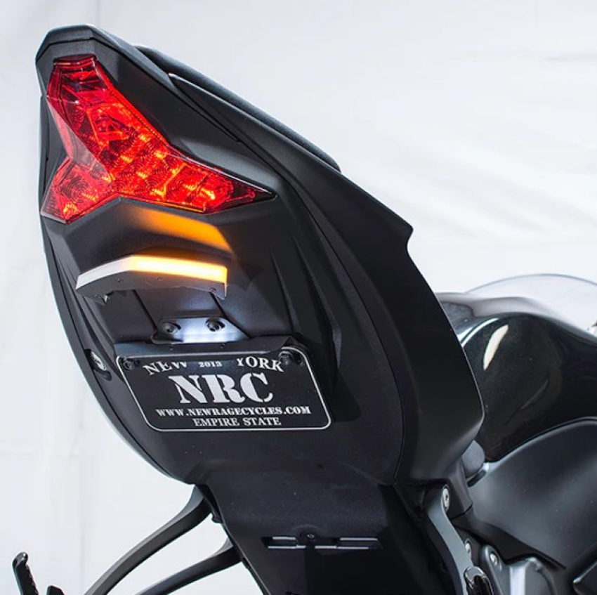 New Rage Cycles ZX6R-FE-T-L 19+ Kawasaki ZX-6R Fender Eliminator Kit Tucked w/Load EQ