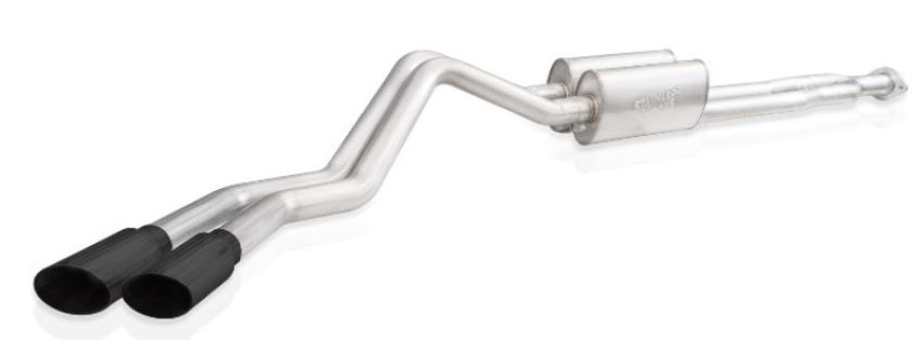 Stainless Works CT220CBR-B 2020-21 Silverado HD 6.6L Redline Catback Black Tips