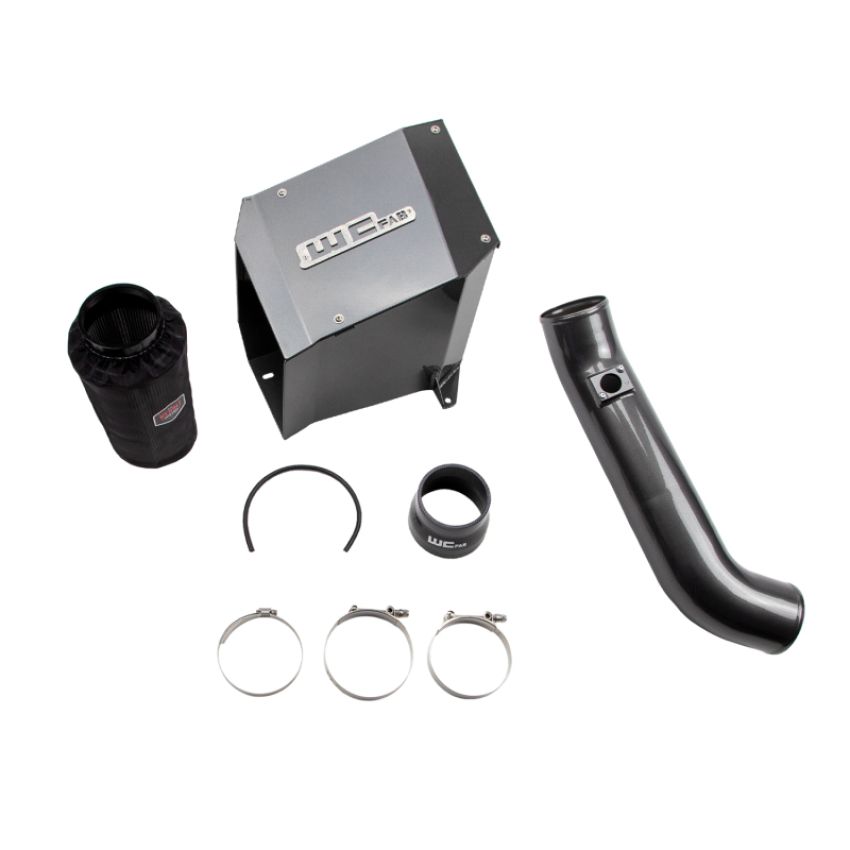 Wehrli WCF100190-FTB 01-04 Chevrolet Duramax LB7 4in Intake Kit - Fine Texture Black