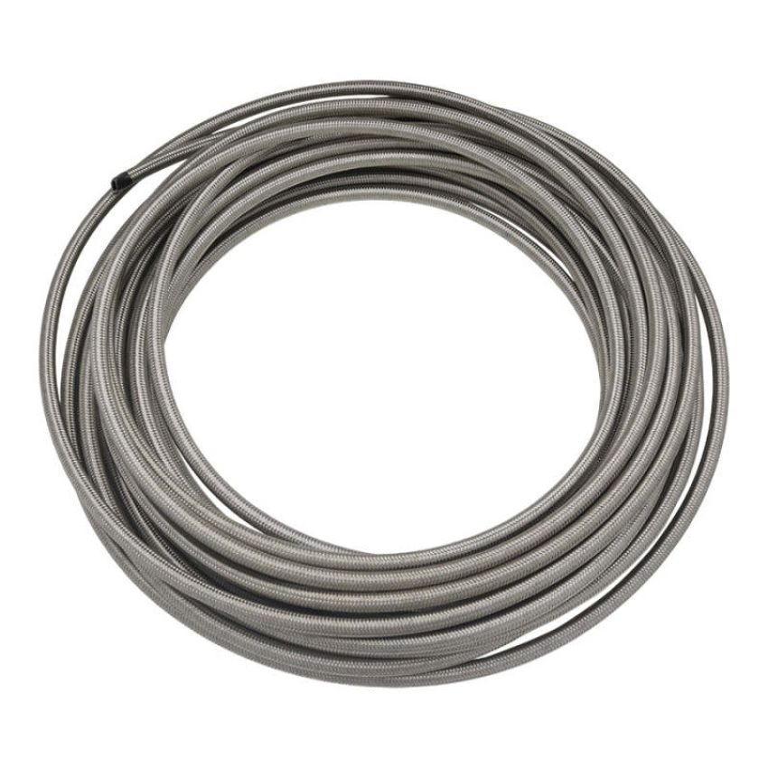DeatschWerks 6-02-0863-50 10AN Stainless Steel Double Braided PTFE Hose - 50ft