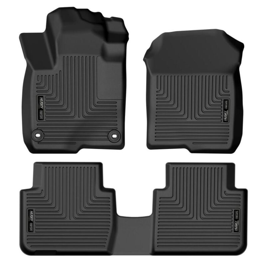 Husky Liners 95241 2023 Honda HR-V WeatherBeater Front & 2nd Row Seat Floor Liners - Black