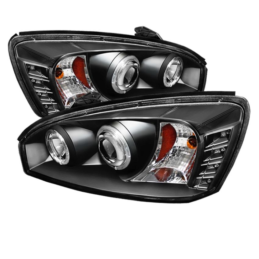 SPYDER 5042675 Projector Headlights - LED Halo - DRL - Black