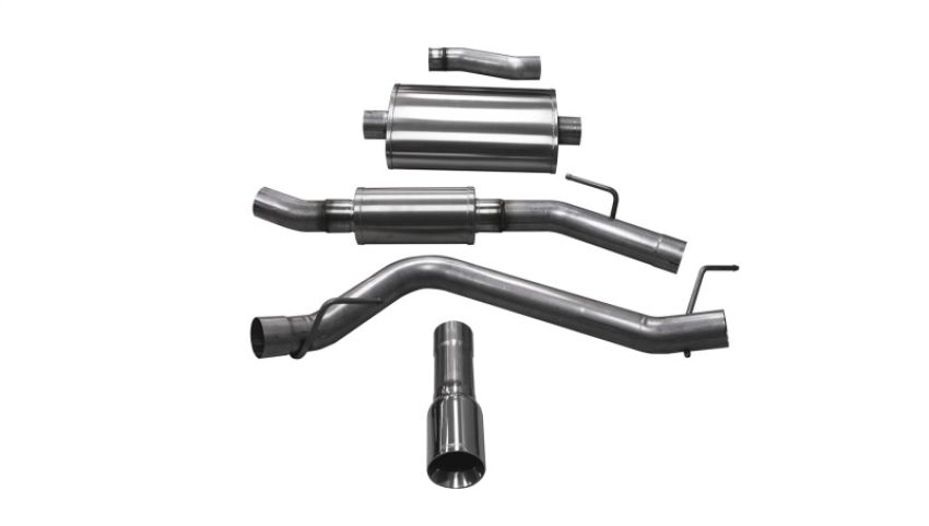 CORSA Performance 21062 Corsa 2020-2024 Jeep Gladiator JT 3.0in Cat-Back Single Touring Side Exit w/ 4.0in Polished Tip