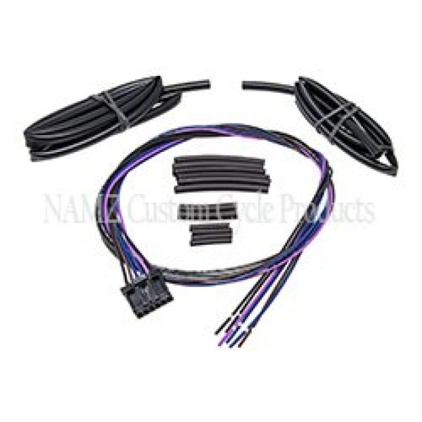 NAMZ NTSX-3601 11-17 V-Twin FXST/FLST w/Switch Housing Mounted Signal Front Turn Sig Relocation Harness 36in.