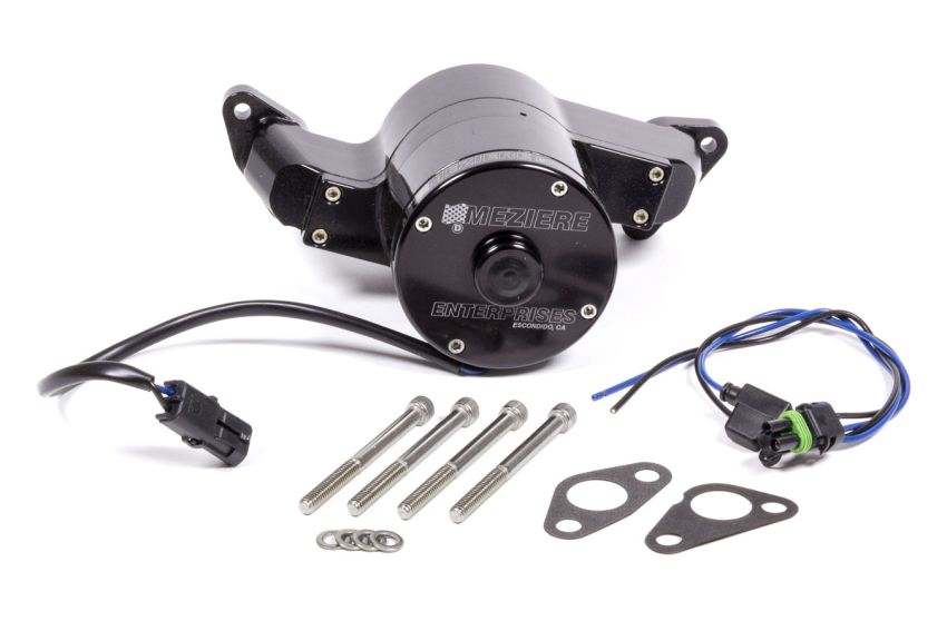 MEZIERE MEZWP111SHD SBF Billet Electric H.D. Water Pump - Black