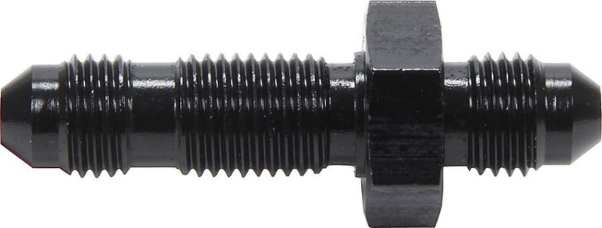 ALLSTAR PERFORMANCE ALL50093-10 Straight Bulkhead -4 Black 10pk