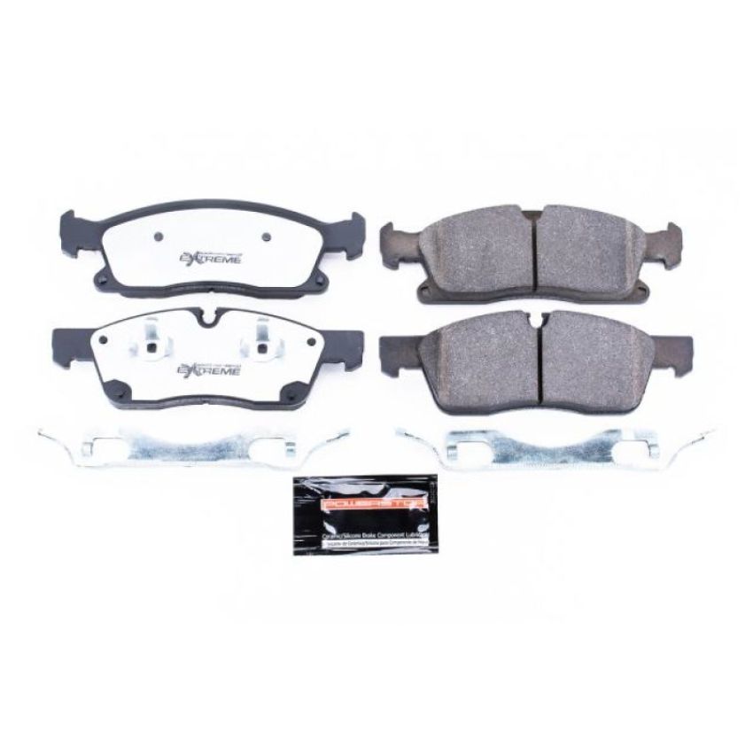PowerStop Z36-1629 PowerStop - Z36 Truck and SUV Carbon-Fiber Ceramic Brake Pads with Hardware Kit
