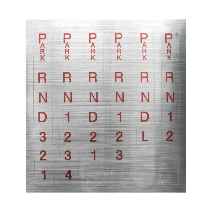 B&M 80848 Indicator Window Decal