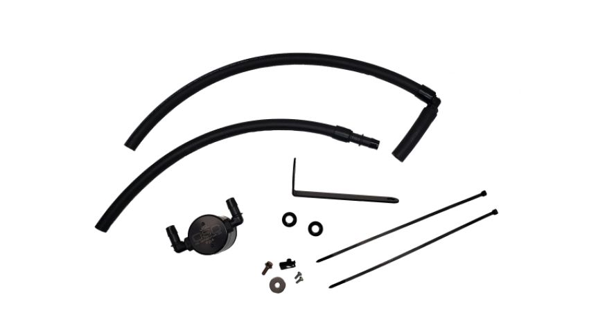 J&L 3117P-B J&L 22-25 Subaru BRZ/GR86 2.4L Passenger Side Oil Separator 3.0 - Black Anodized