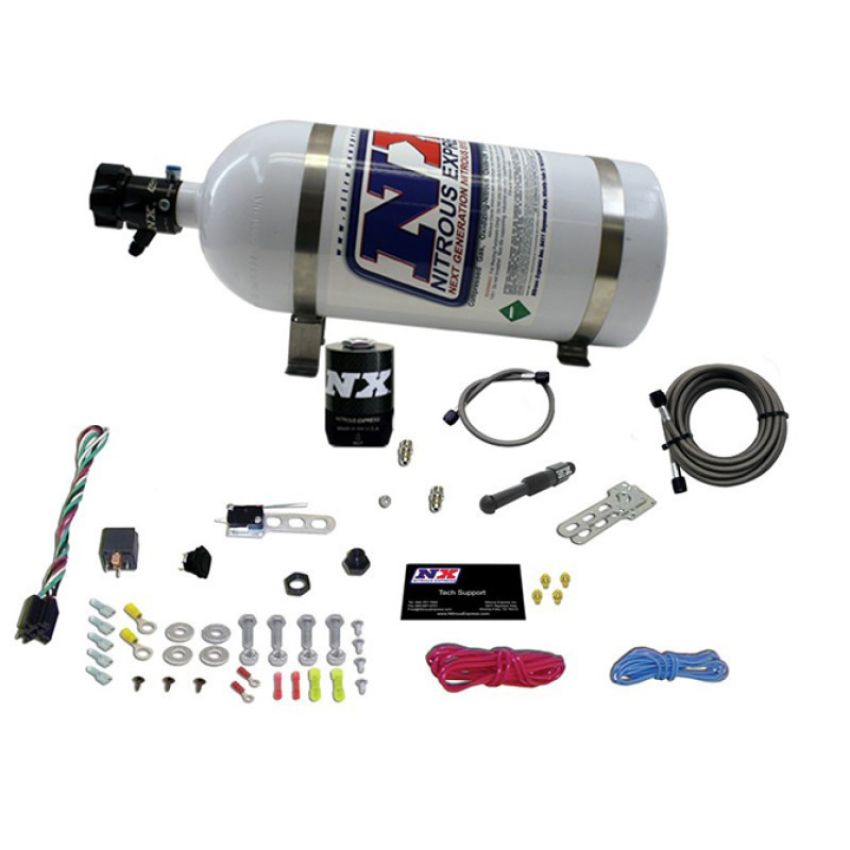 Nitrous Express 21000-10 DRY EFI SINGLE NOZZLE SYSTEM (35-150HP) LESS BOTTLE