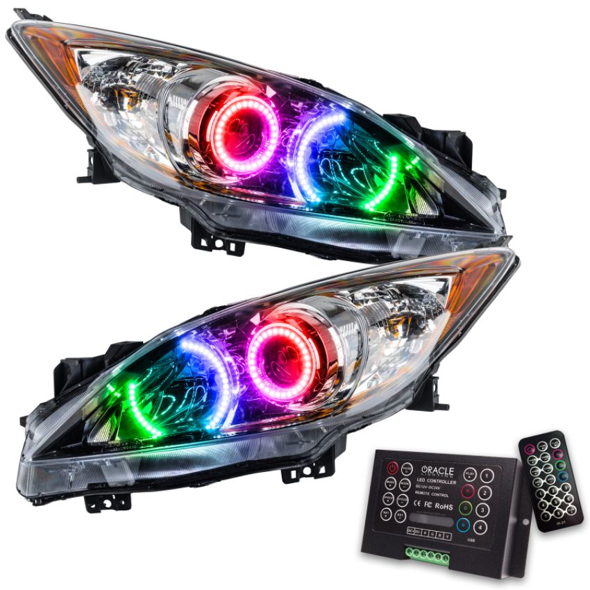 Oracle Lighting 7100-333 SMD Pre-Assembled Headlights, Halogen, ColorSHIFT(tm) 2.0
