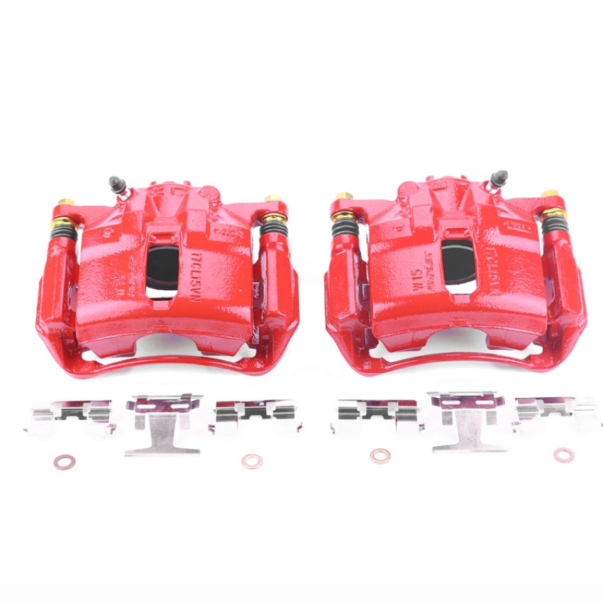 PowerStop S1462 Red Powder Coated Calipers