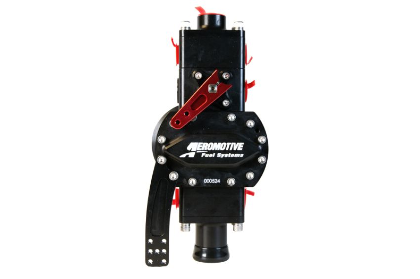 Aeromotive System Pump 16.5 GPM Shut Off Valve 2x 08AN Blocks 1.25in Inlet 10AN Outlet .775 Gear Set