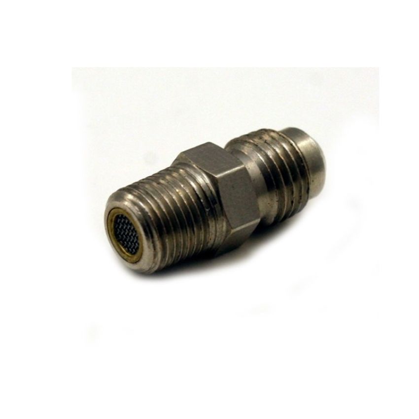 Nitrous Express 16112MC FILTER FITTING, 6AN X 1/8 NPT STRAIGHT