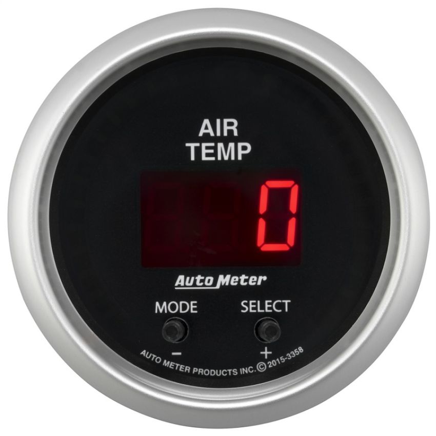 AutoMeter 3358 GAUGE, AIR TEMP, DUAL, 2 1/16