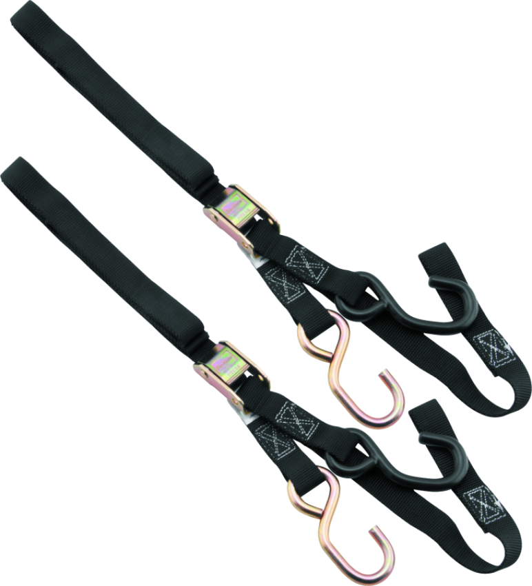 BikeMaster 100514 Tiedown Integrated Softhook - Black