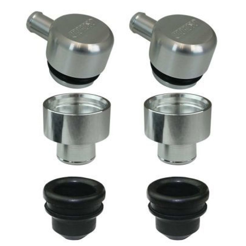 MOROSO MOR68864 Billet Breather Adapter Kit 2pk for 1.22 Hole