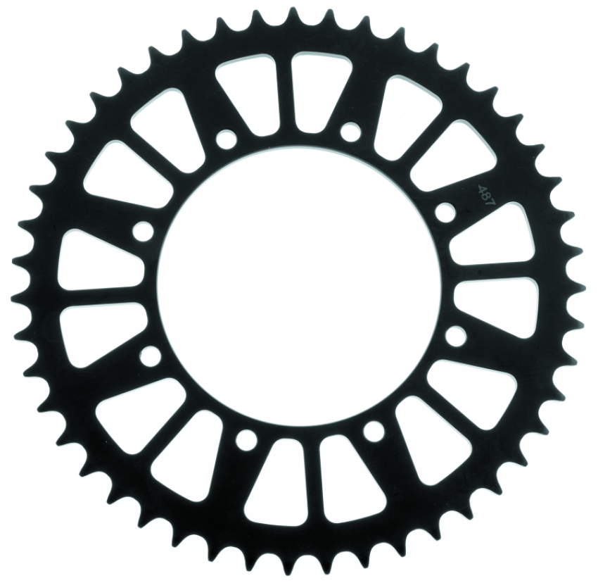 BikeMaster 965158 Kawasaki Rear Steel Sprocket 520 47T - Black