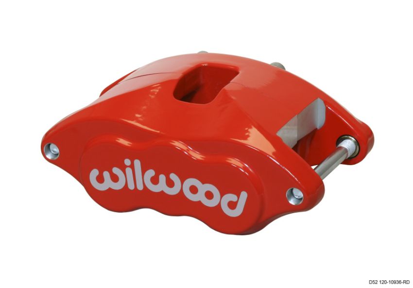 Wilwood 120-10936-RD Caliper-D52-Red 2.00/2.00in Pistons 1.28in Disc