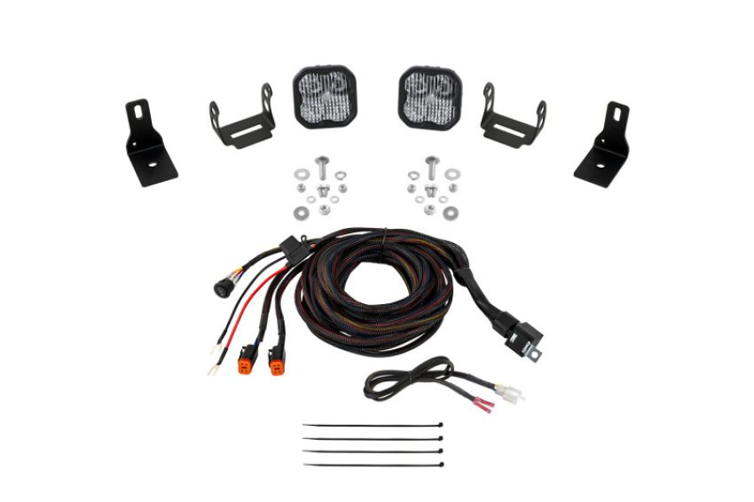Diode Dynamics DD7764 2022+ Ford Maverick SS3 Sport Stage Series Ditch Light Kit Pro White Combo