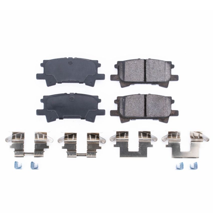 PowerStop 17-996 PowerStop - Z17 Low-Dust Ceramic Brake Pads with Hardware