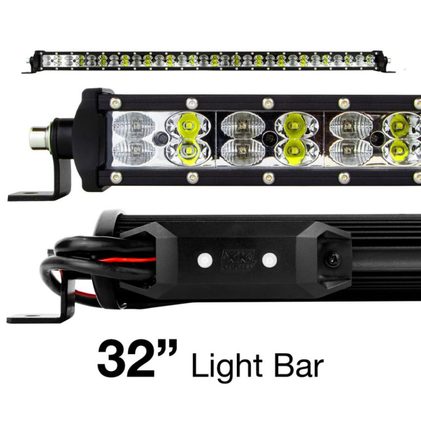 XKGLOW XK-BAR-32 XK Glow RGBW Light Bar High Power Offroad Work/Hunting Light w/ Bluetooth Controller 32In