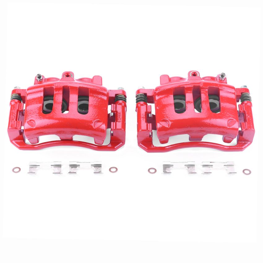 PowerStop S4840 Red Powder Coated Calipers
