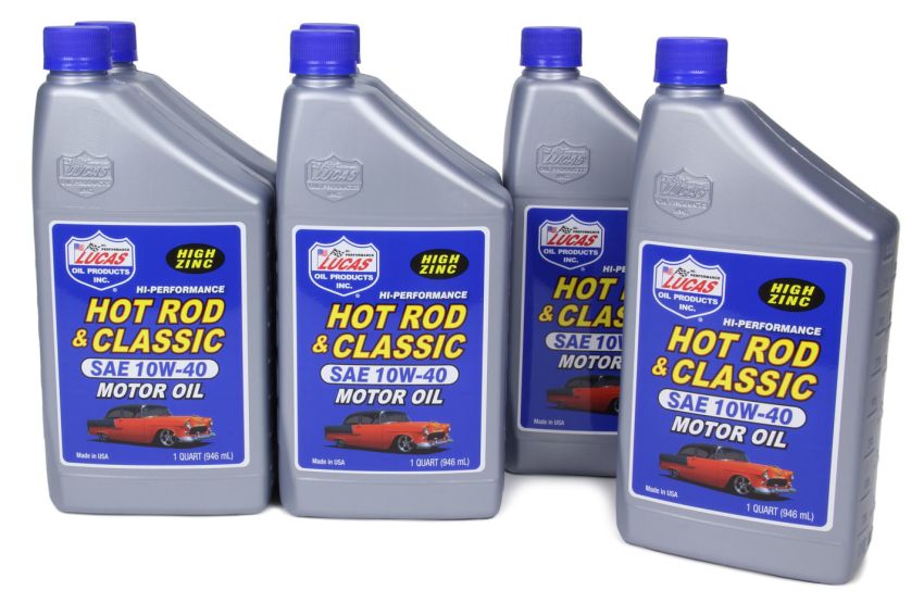 Lucas Oil Products 10688 Hot Rod & Classic Car HP Motor Oil SAE 10W-40