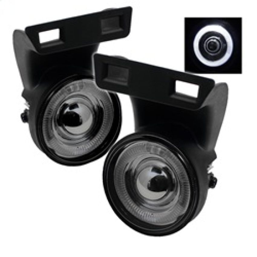 SPYDER 5021281 Halo Projector Fog Lights w/Switch - Smoke