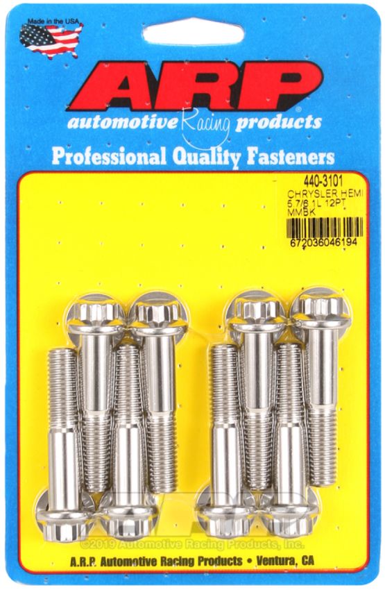 ARP 440-3101 Chrysler Hemi 5.7/6.1L SS 12pt Motor Mount Bolt Kit