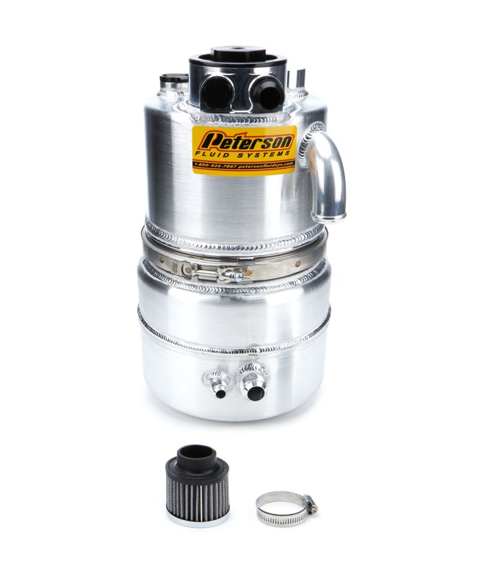 PETERSON FLUID PTR08-9019 Dry Sump Tank 5Gal w/ 10in Bottom