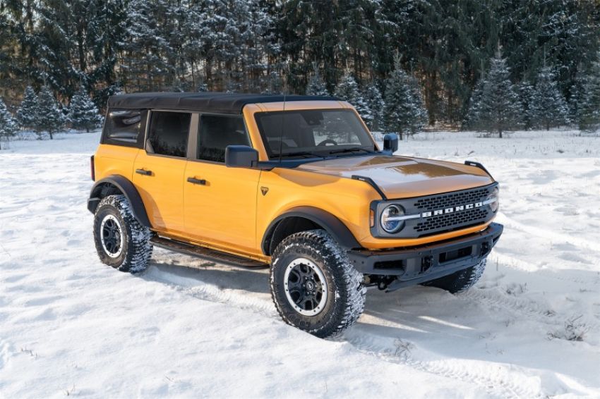 N-Fab NBF214B-TX 2021 Ford Bronco 4 Door Roan Running Boards - Textured Black
