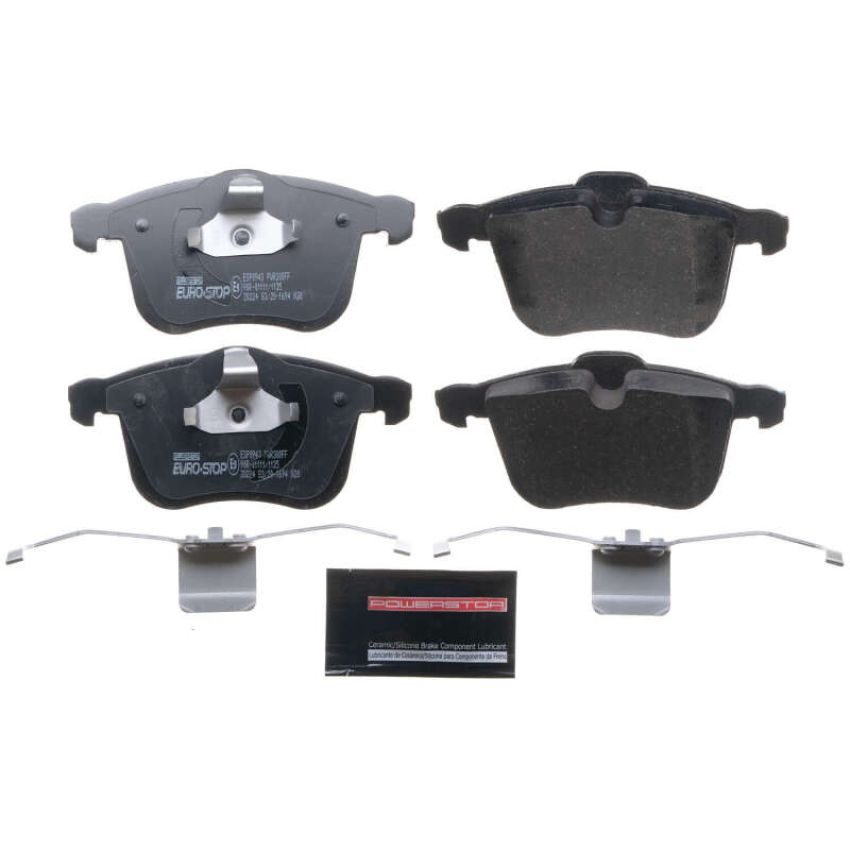 PowerStop ESP0943 EuroStop ECE-R90 Certified Brake Pad Set