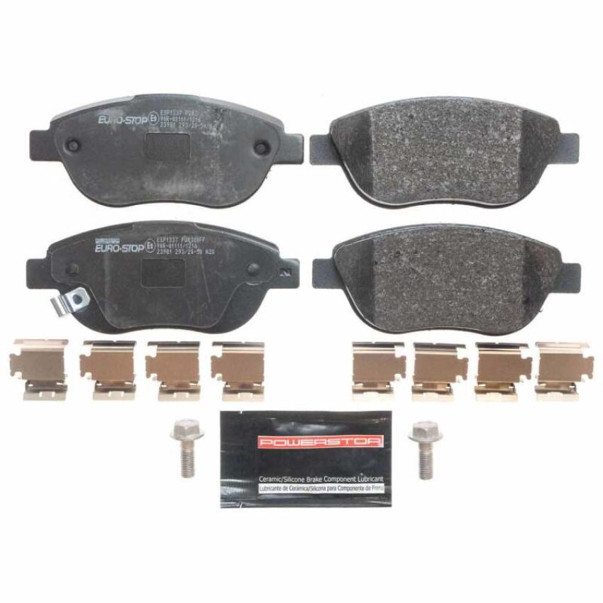 PowerStop ESP1337 EuroStop ECE-R90 Certified Brake Pad Set