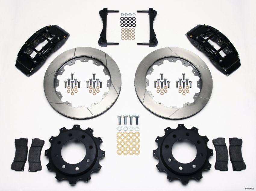Wilwood 140-9406 TC6R Rear Kit 16.00in 1999-2010 GM Trk 2500 HD 4.84 Cntr