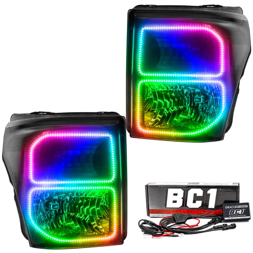 Oracle Lighting 8159-335 2011-2016 Ford F-250/350 Superduty LED Halo Headlights - (Black Housing)
