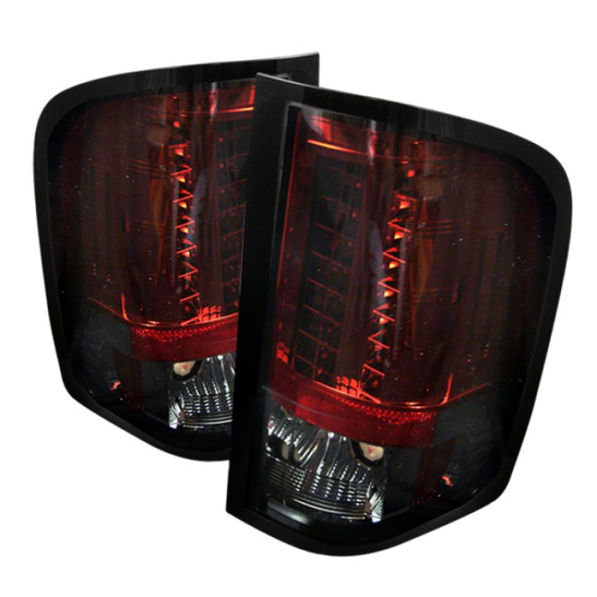 SPYDER 5001801 LED Tail Lights - Red Smoke