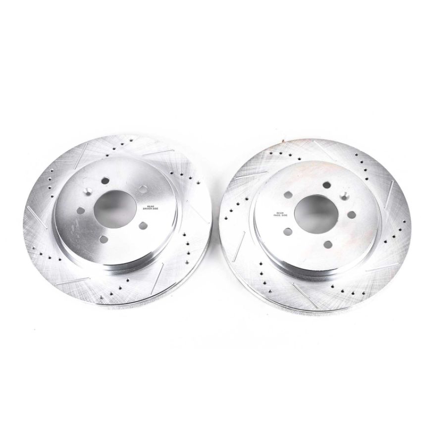 PowerStop AR82119XPR PowerStop Evolution Performance Drilled, Slotted & Plated Brake Rotor Pair