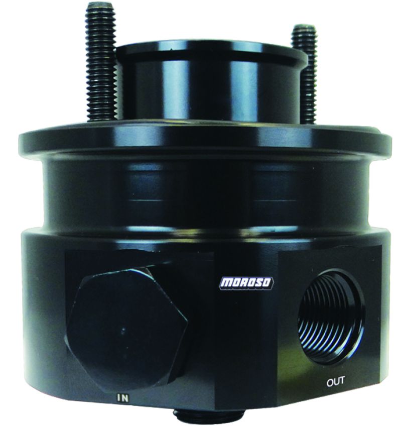 MOROSO MOR23701 BBC Oil Filter Adapter Ext. Pump/Accumulator