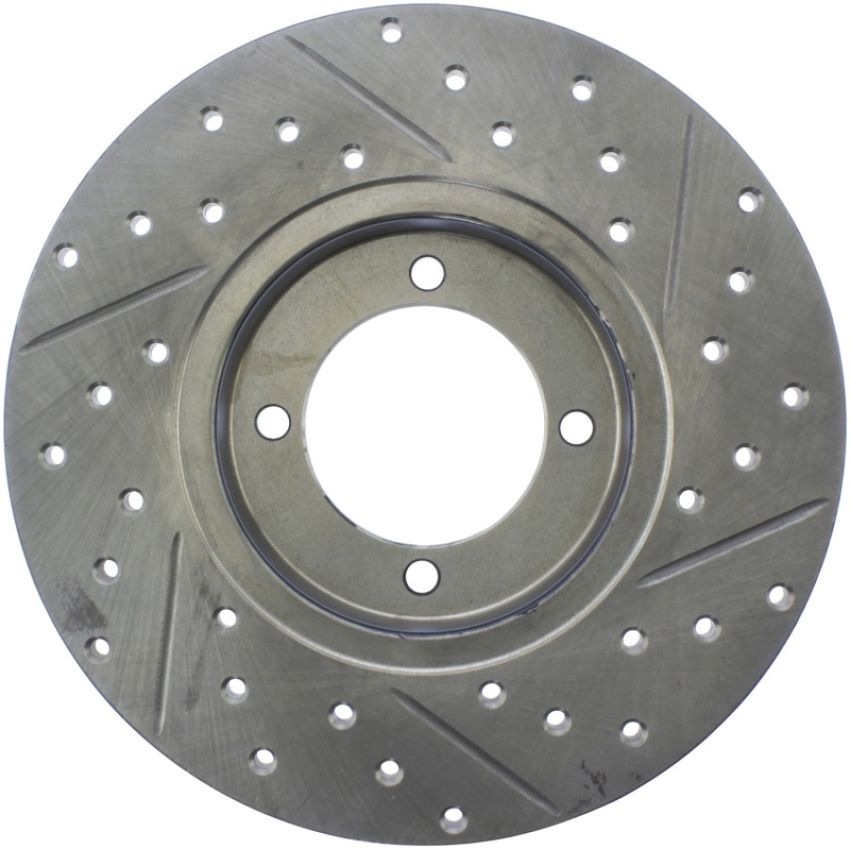 Stoptech 127.42004R Slotted & Drilled Sport Brake Rotor