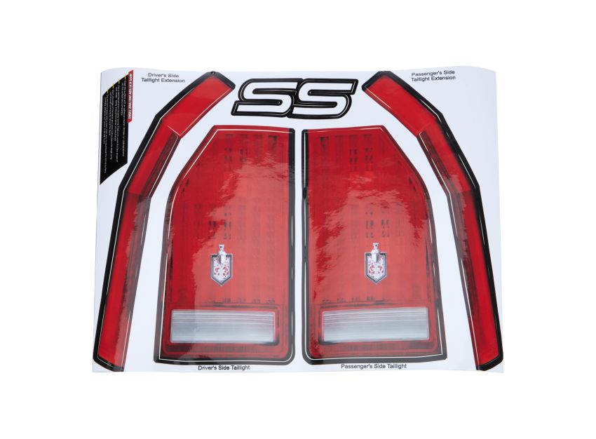 ALLSTAR PERFORMANCE ALL23017 M/C SS Tail Decal Kit 1983-88