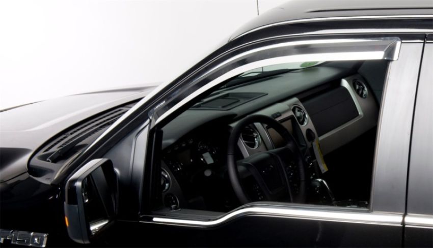 Putco 97565 17-20 Ford SuperDuty - Regular Cab w/ Towing Mirrors (ABS Window Trim) Window Trim Accents