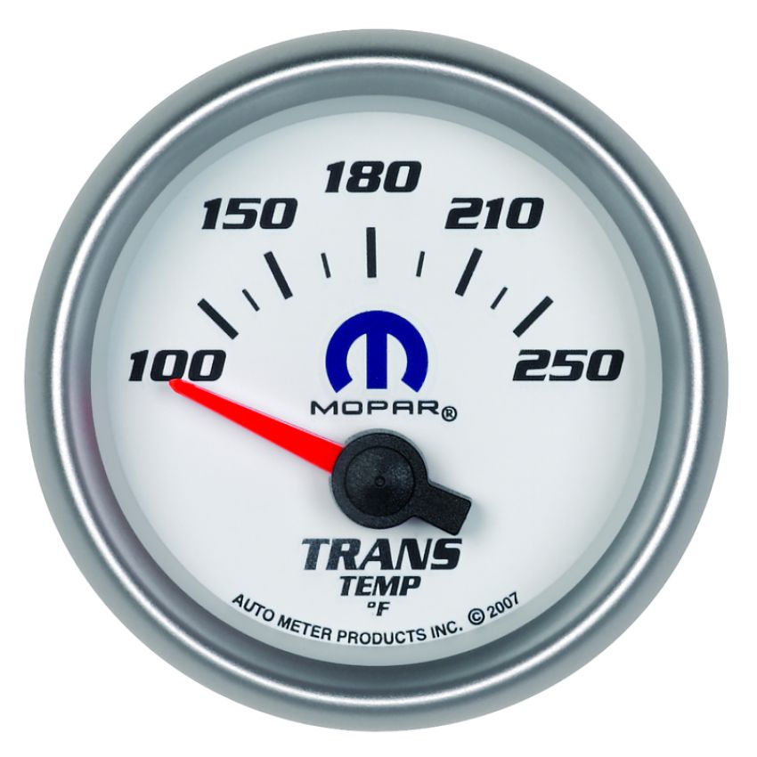 AutoMeter 880033 Mopar 52.4mm SSE 100-250 Degree F Transmission Temperature Gauge