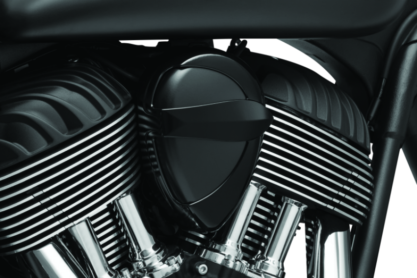 Kuryakyn 5698 Horn Cover John Shope Series Black