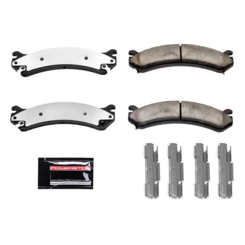 PowerStop Z36-784 PowerStop - Z36 Truck and SUV Carbon-Fiber Ceramic Brake Pads with Hardware Kit