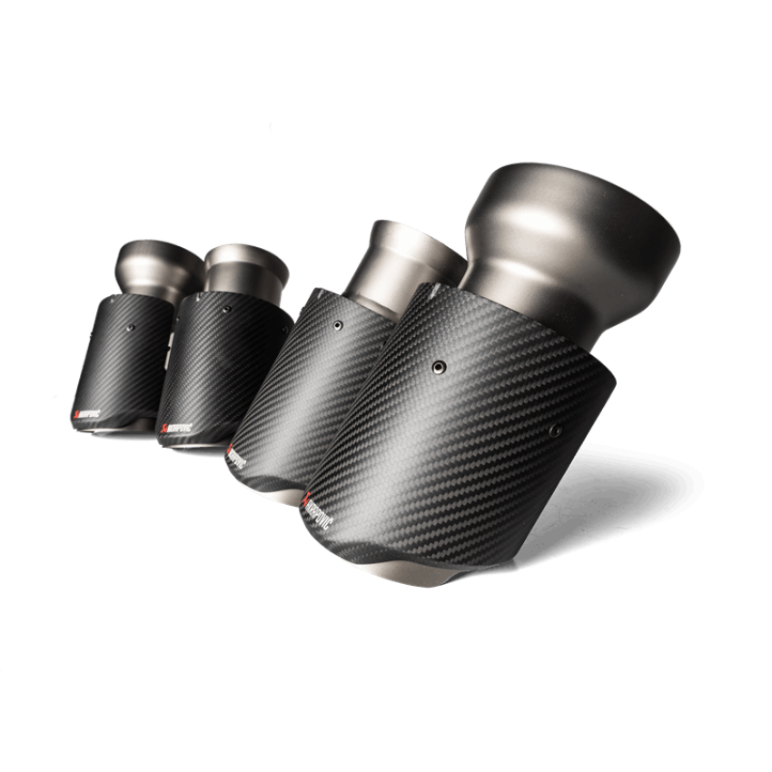 Akrapovic TP-CT/60 Tail pipe set (Carbon)