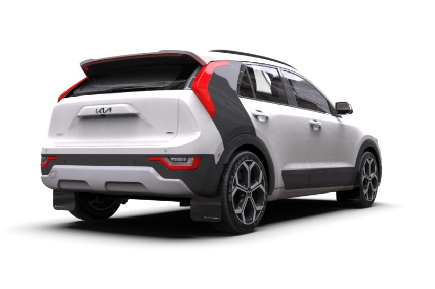 Rally Armor MF21-UR-BLK-WH Black Mud Flap/White Logo