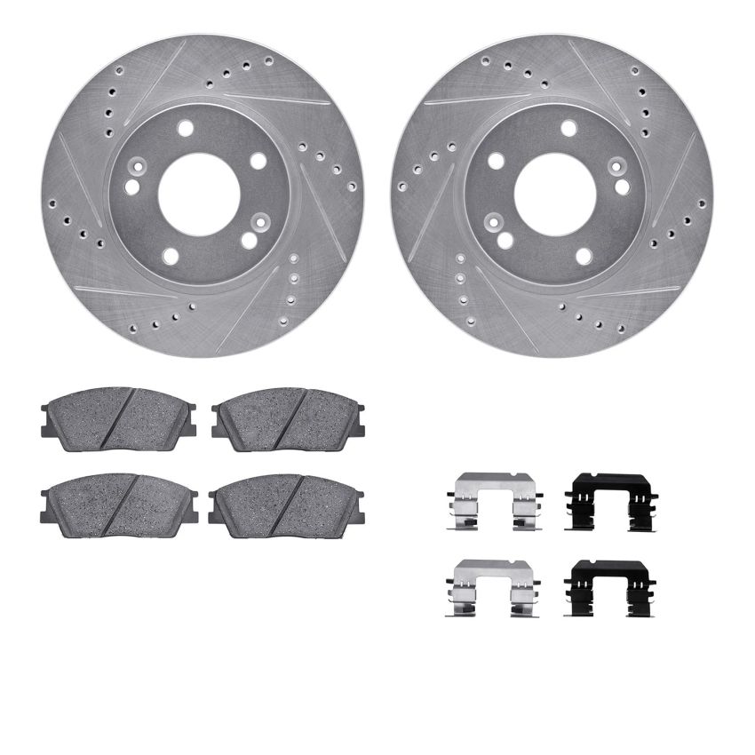 Dynamic Friction 7512-03080 Rotor Kit