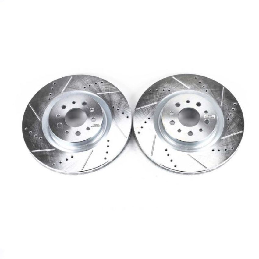 PowerStop AR8390XPR PowerStop Evolution Performance Drilled, Slotted & Plated Brake Rotor Pair