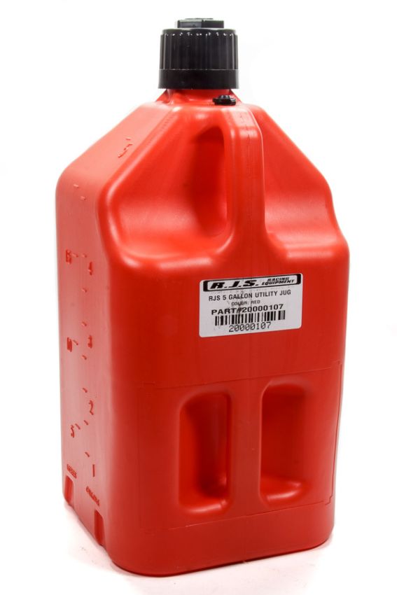 RJS SAFETY RJS20000107 Utility Jug 5 Gallon Red